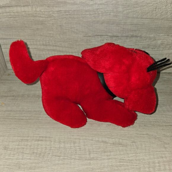 Vintage CLIFFORD THE BIG RED DOG 8"  Scholastic Side Kicks Plush 1997 - Picture 4 of 11